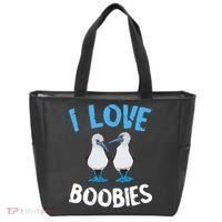 I Love Boobies Funny Blue Footed Tote Bag thumb 0