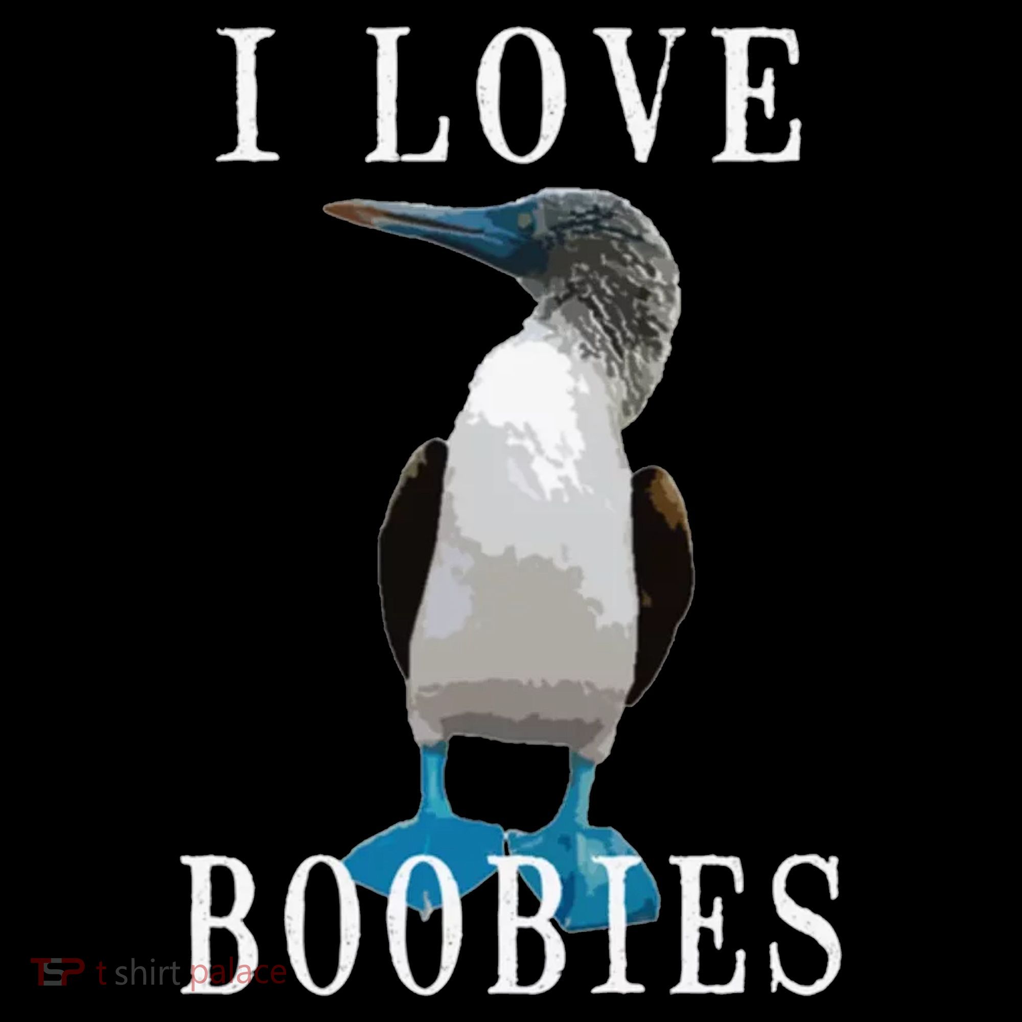I Love Boobies Blue Footed Boobie Bird Coffee Mug