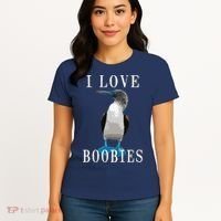 I Love Boobies Blue Footed Boobie Bird Women's T-Shirt thumb 4