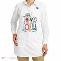 I Love Being Called Lolli Sunflower Mothers Day Apron thumb 2