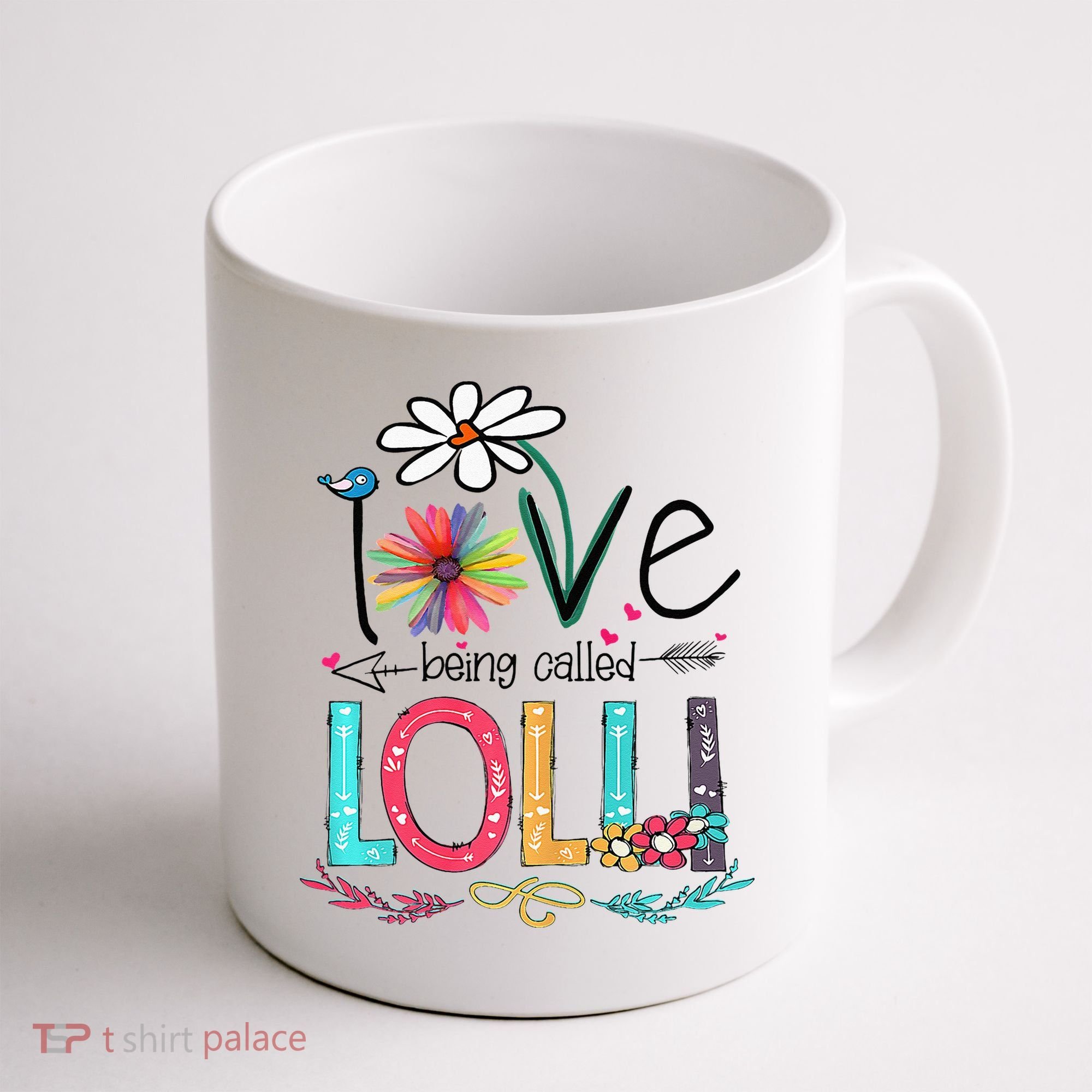 I Love Being Called Lolli Sunflower Mothers Day Coffee Mug