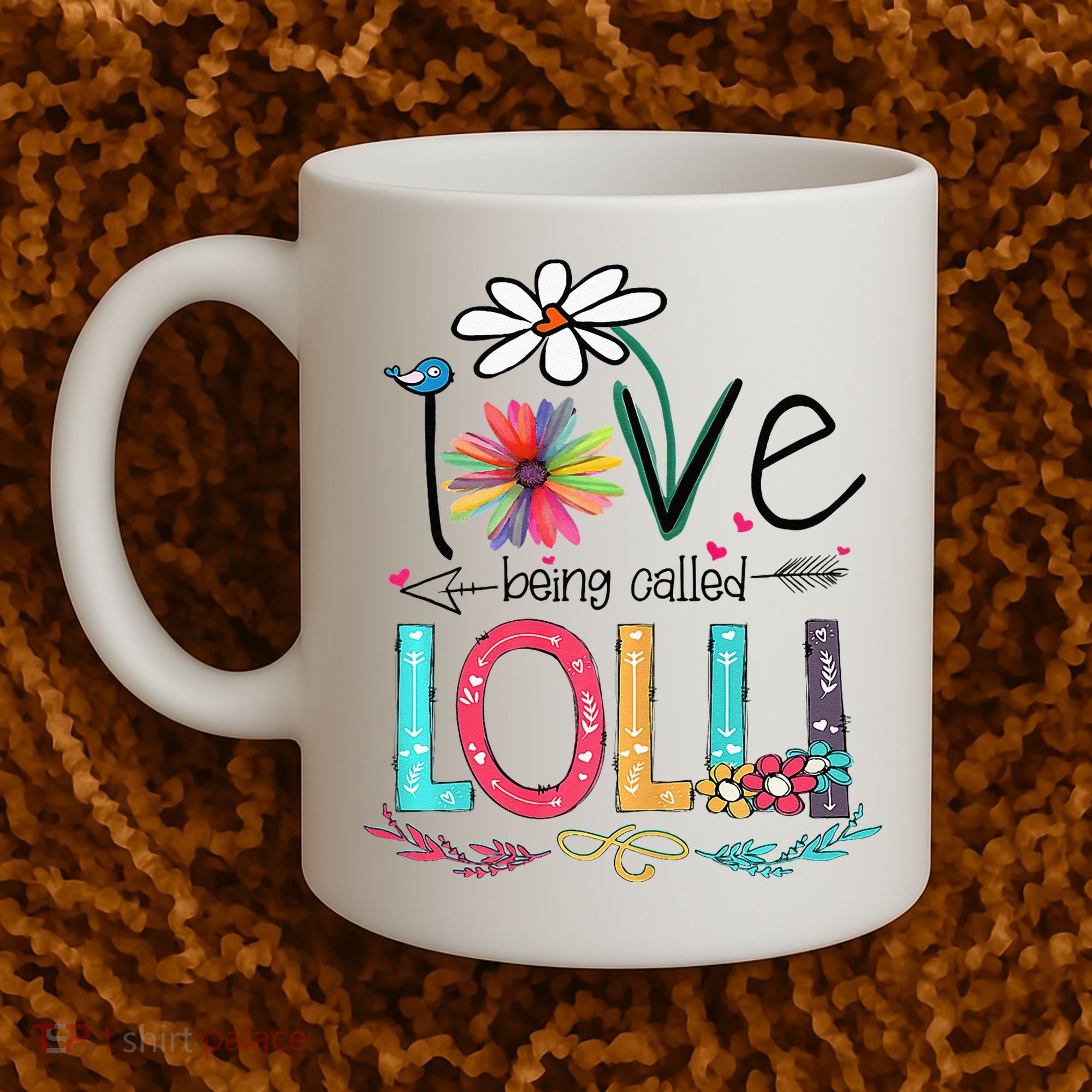 I Love Being Called Lolli Sunflower Mothers Day Coffee Mug