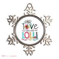I Love Being Called Lolli Sunflower Mothers Day Ornament thumb 0
