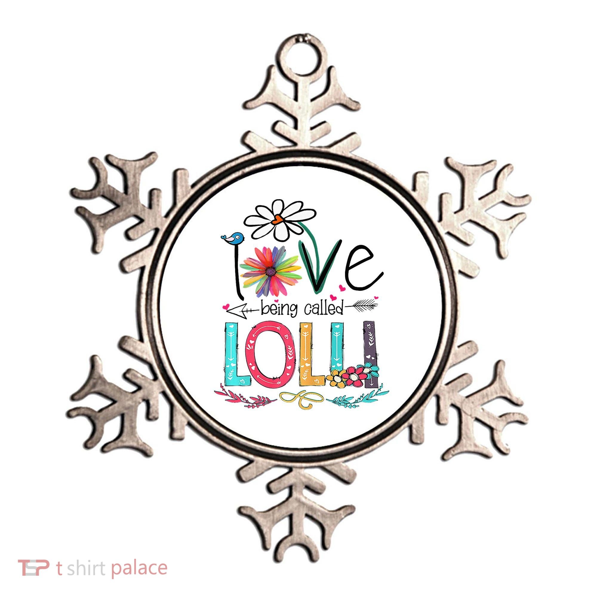 I Love Being Called Lolli Sunflower Mothers Day Ornament