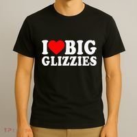 I Love Big Glizzies I Heart Hot Dog Lover Glizzy Gobbler T-Shirt thumb 3