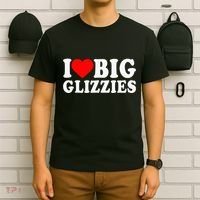 I Love Big Glizzies I Heart Hot Dog Lover Glizzy Gobbler T-Shirt thumb 6
