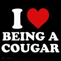I Love Being A Cougar I Heart Being A Cougar  Women's Hoodie thumb 2