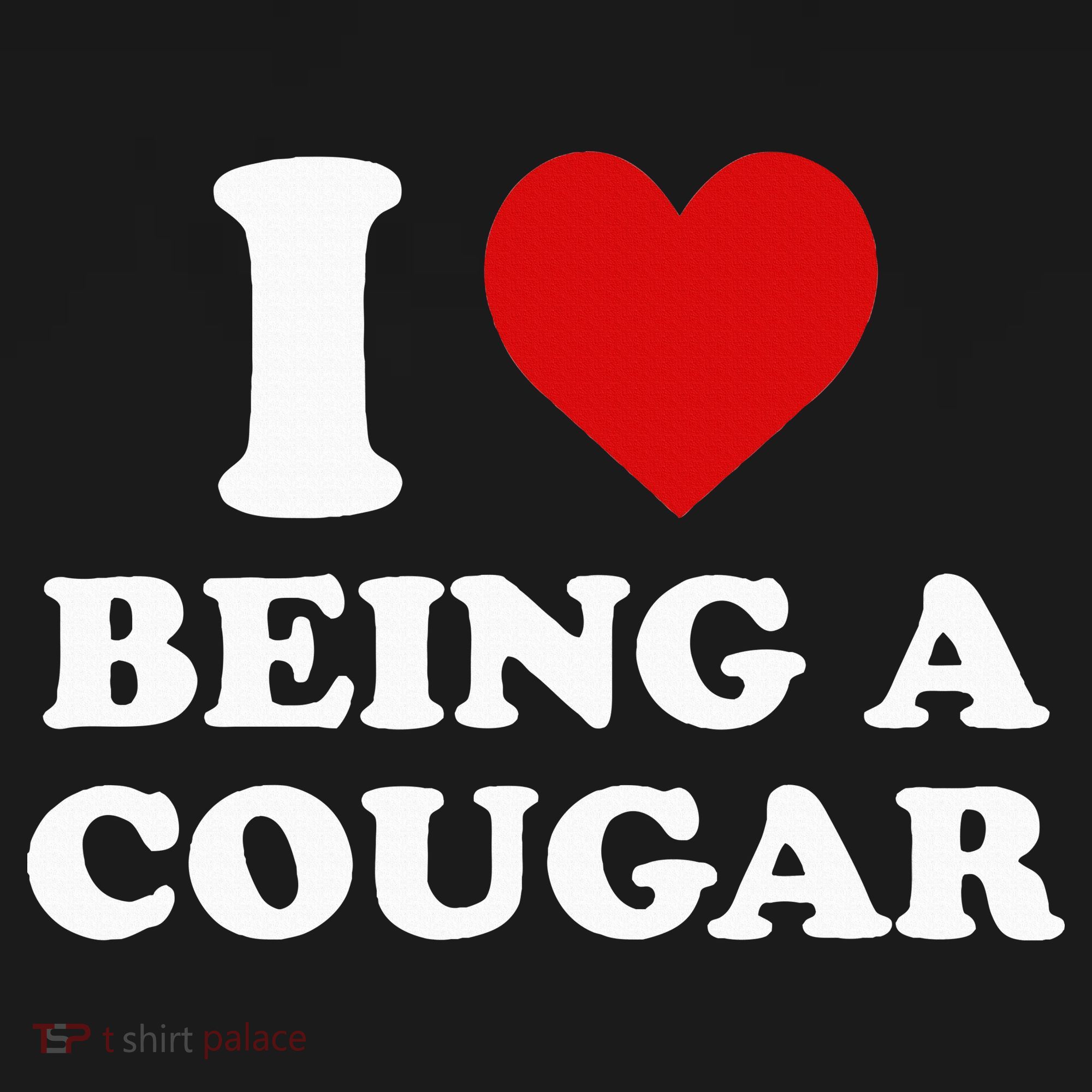 I Love Being A Cougar I Heart Being A Cougar  Ornament