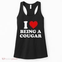 I Love Being A Cougar I Heart Being A Cougar  Women's Tank Top thumb 0