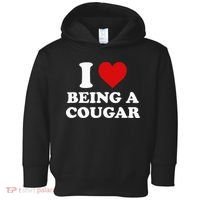 I Love Being A Cougar I Heart Being A Cougar  Toddler Hoodie thumb 0