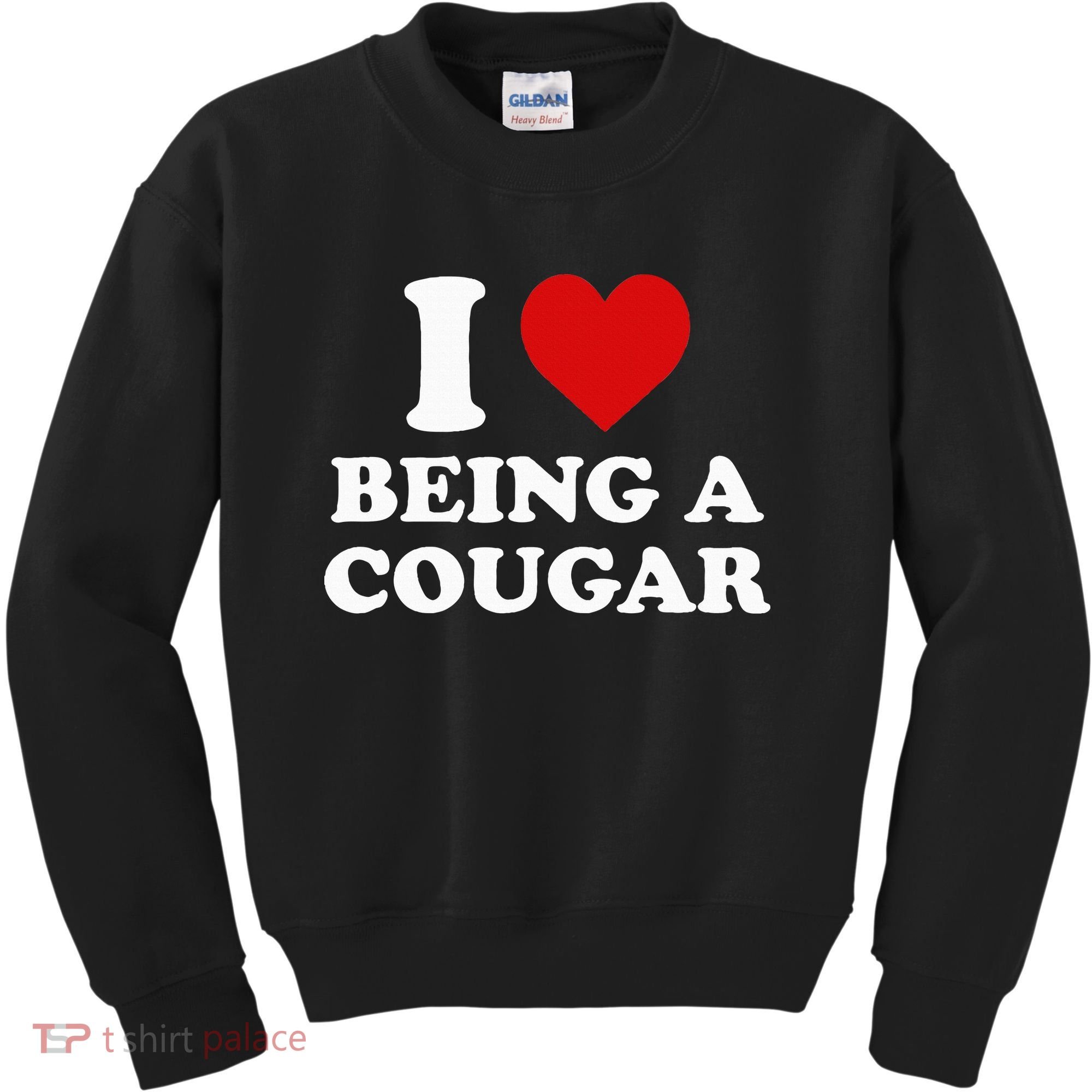 I Love Being A Cougar I Heart Being A Cougar  Kids Sweatshirt