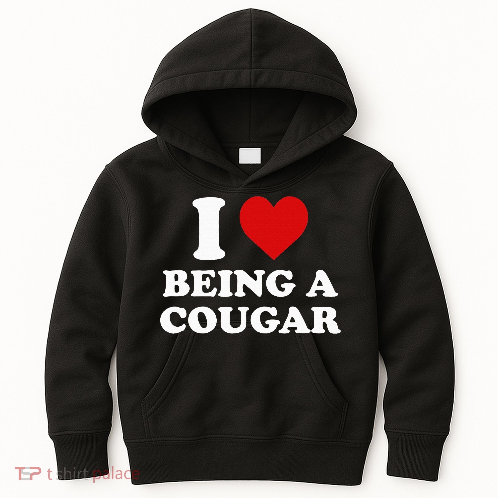 I Love Being A Cougar I Heart Being A Cougar  Kids Hoodie