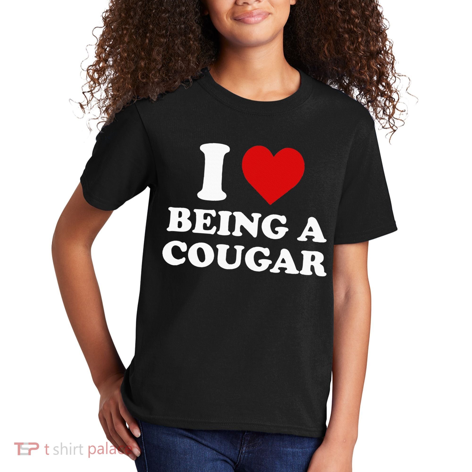 I Love Being A Cougar I Heart Being A Cougar  Kids T-Shirt