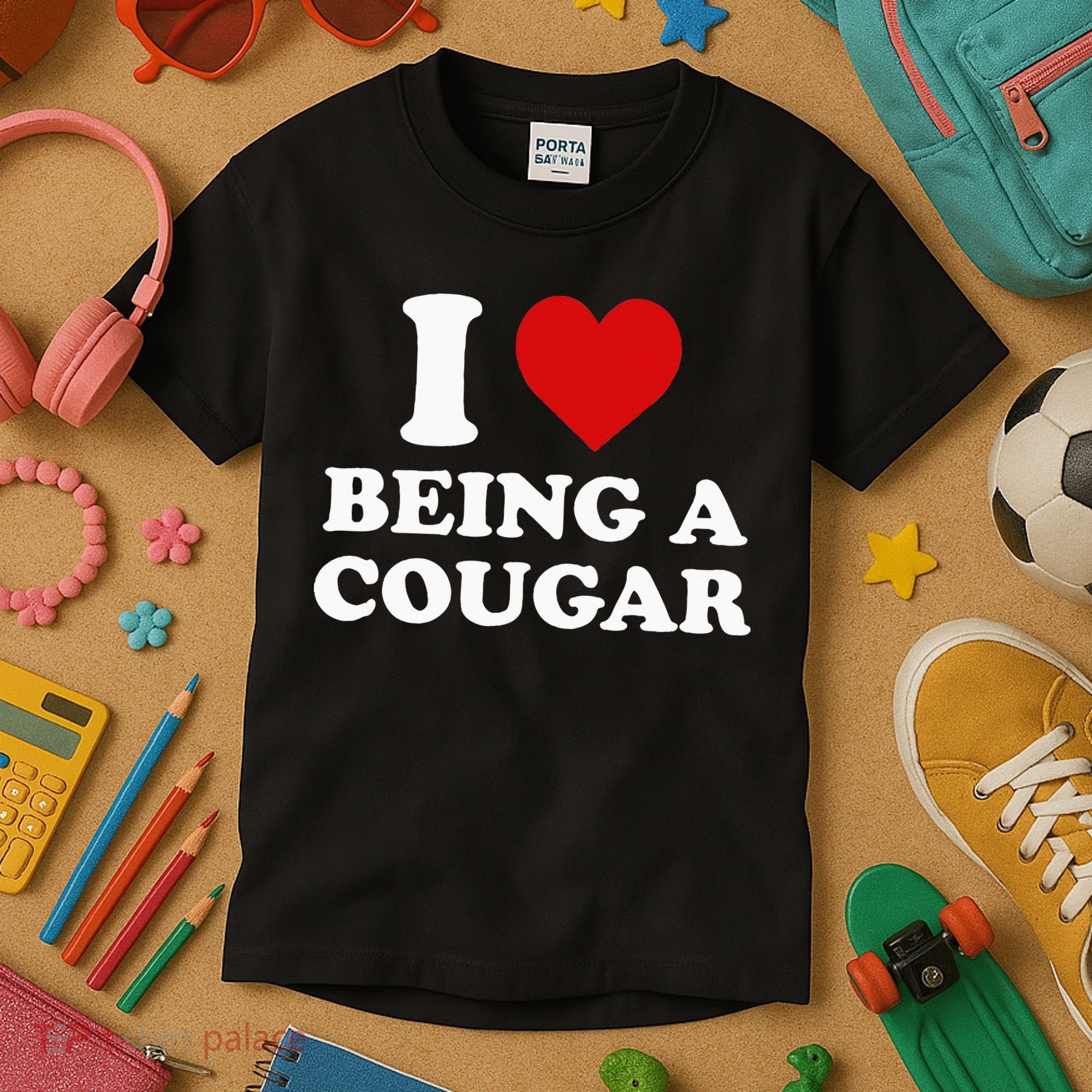 I Love Being A Cougar I Heart Being A Cougar  Kids T-Shirt