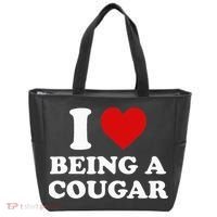 I Love Being A Cougar I Heart Being A Cougar  Tote Bag thumb 0