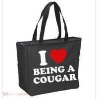 I Love Being A Cougar I Heart Being A Cougar  Tote Bag thumb 2