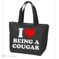 I Love Being A Cougar I Heart Being A Cougar  Tote Bag thumb 3