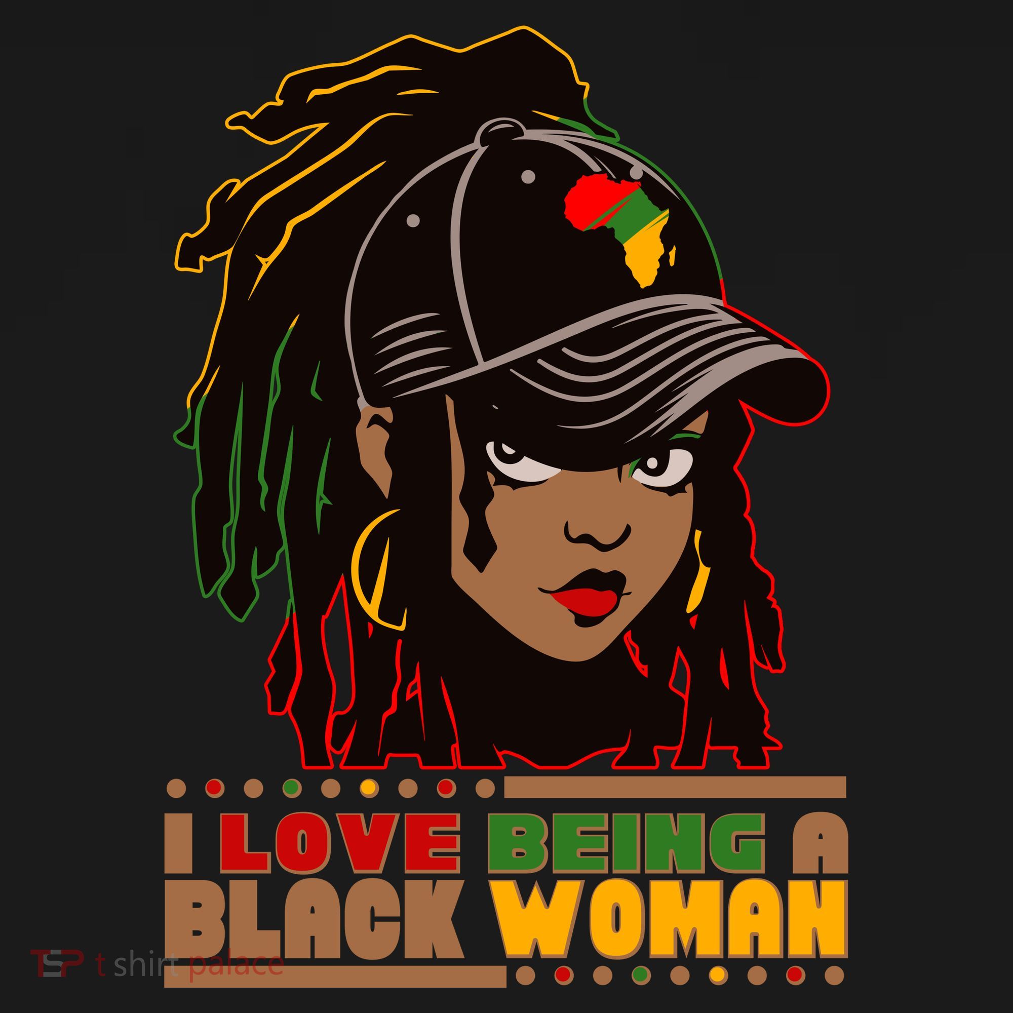 I Love Being A Black Woman Celebrate Black History Women's Hoodie