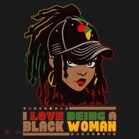 I Love Being A Black Woman Celebrate Black History Women's Tank Top thumb 5