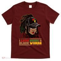 I Love Being A Black Woman Celebrate Black History T-Shirt thumb 0