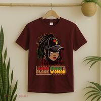 I Love Being A Black Woman Celebrate Black History T-Shirt thumb 2