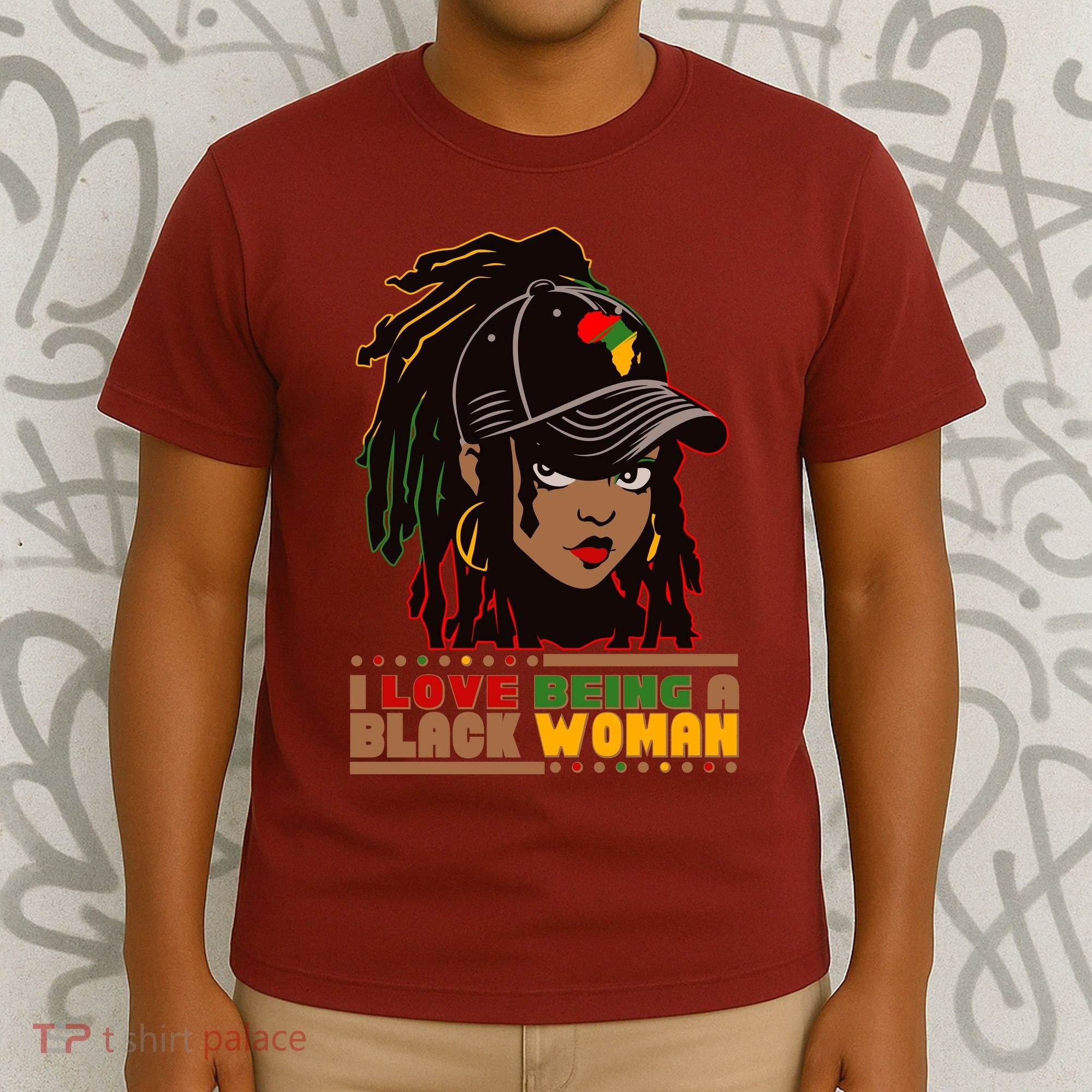 I Love Being A Black Woman Celebrate Black History T-Shirt