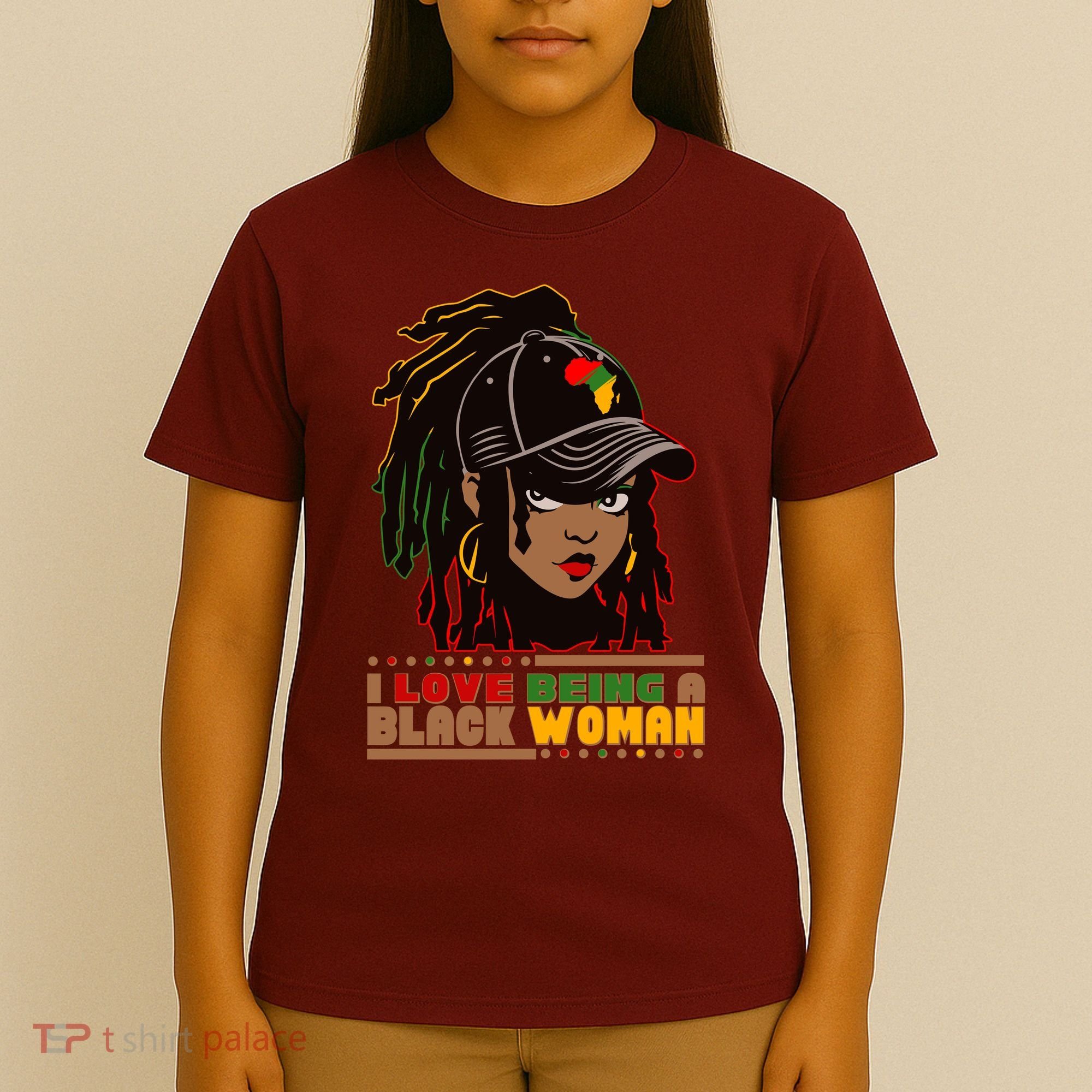 I Love Being A Black Woman Celebrate Black History T-Shirt