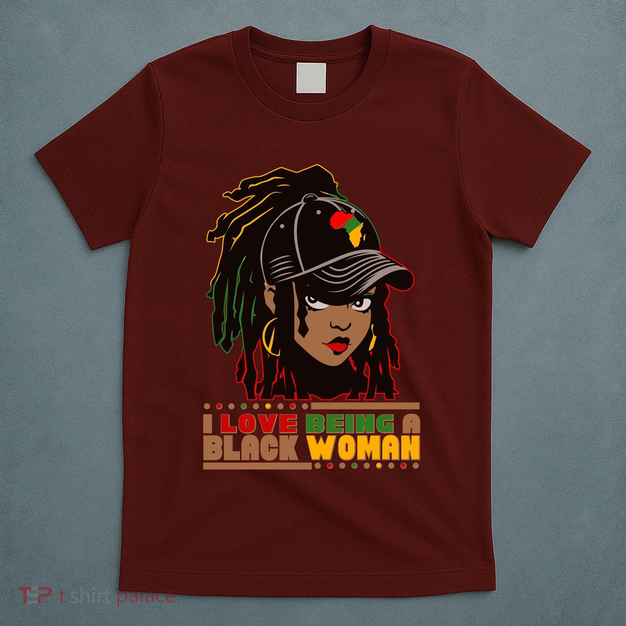 I Love Being A Black Woman Celebrate Black History T-Shirt