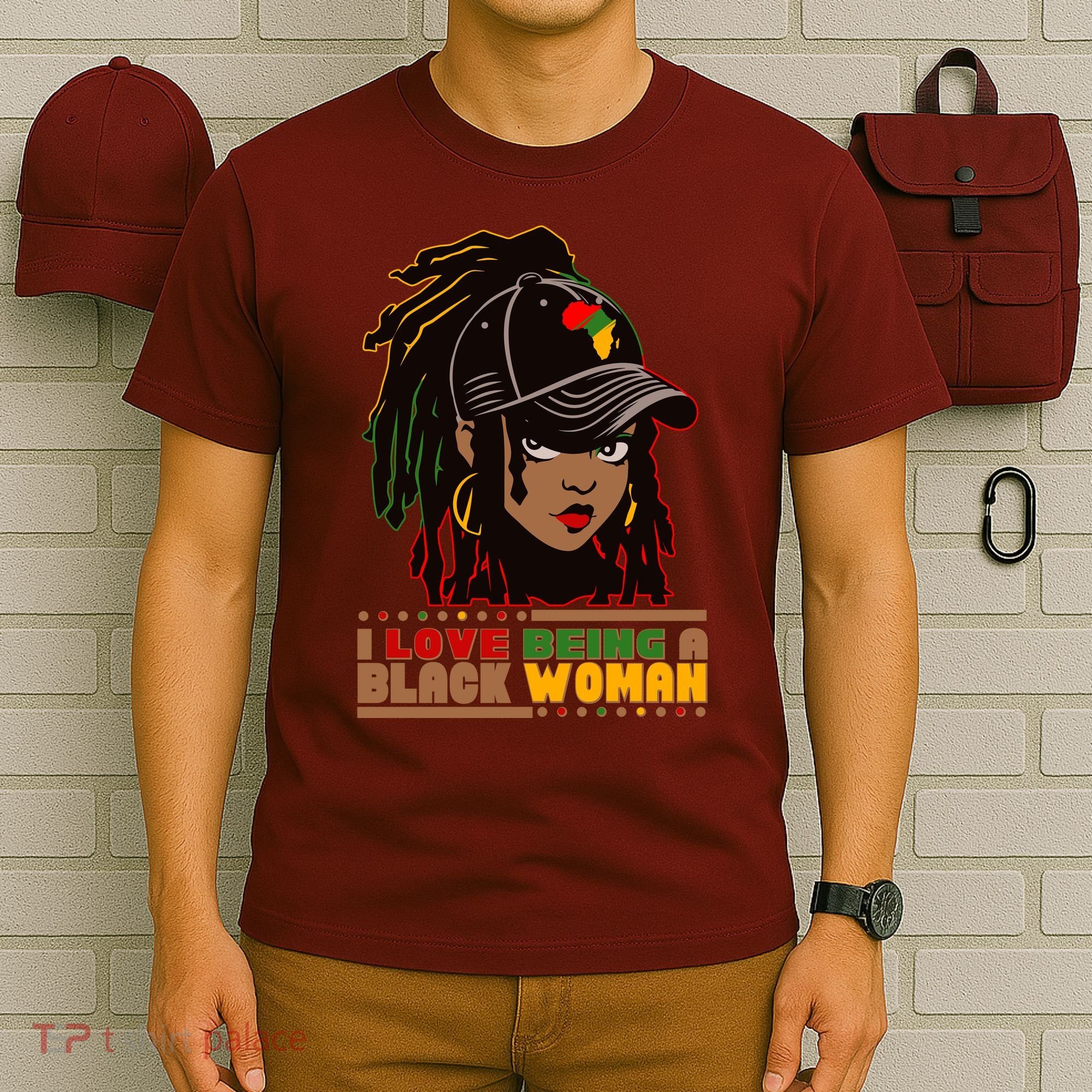 I Love Being A Black Woman Celebrate Black History T-Shirt