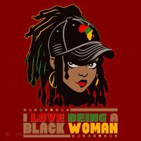 I Love Being A Black Woman Celebrate Black History Beanie thumb 2