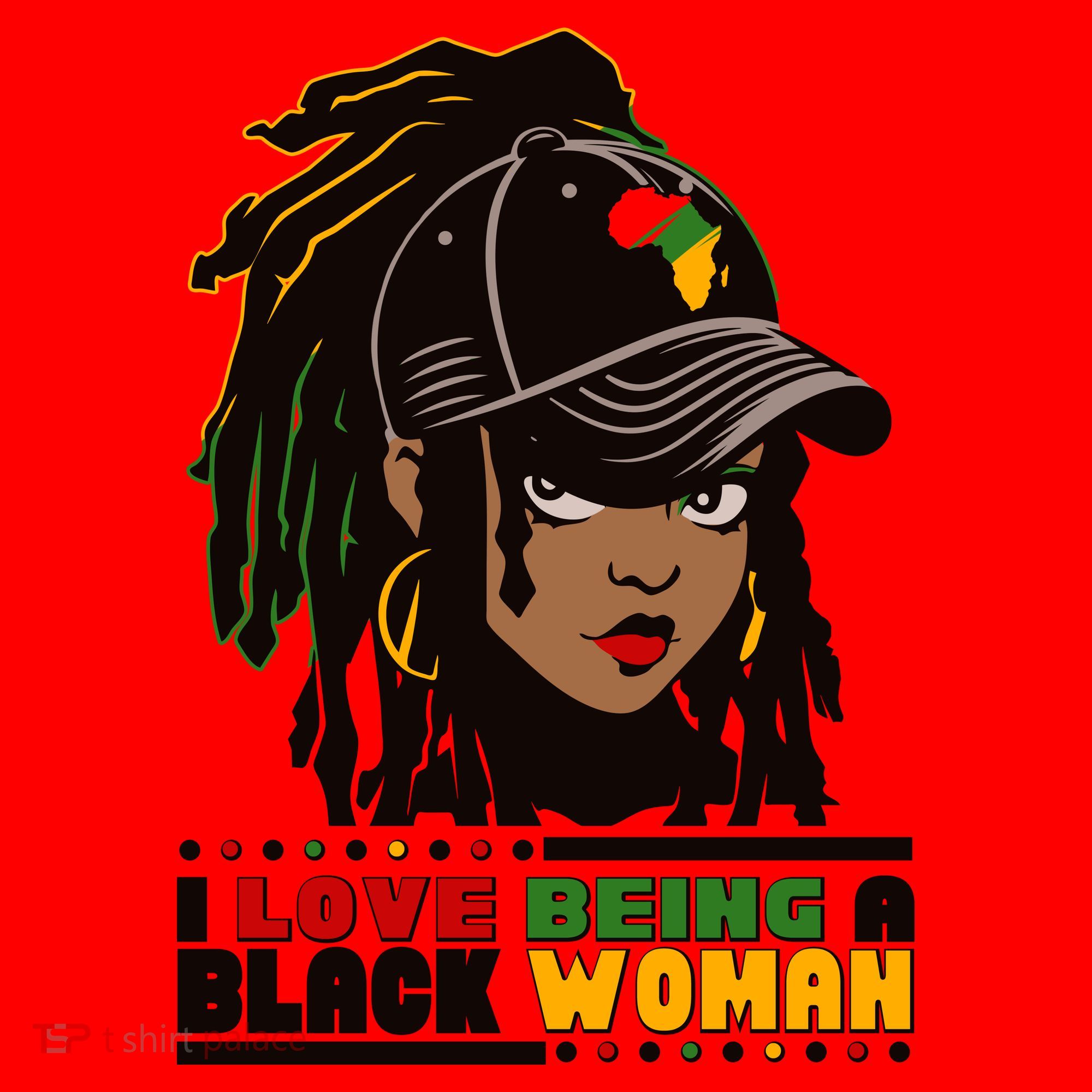 I Love Being A Black Woman Celebrate Black History Santa Hat