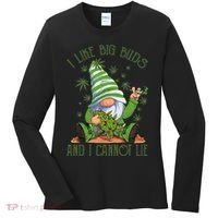 I Like Big Buds And I Cannot Lie Marijuana Cannabis Weed 420 Women's Long Sleeve Shirt thumb 0
