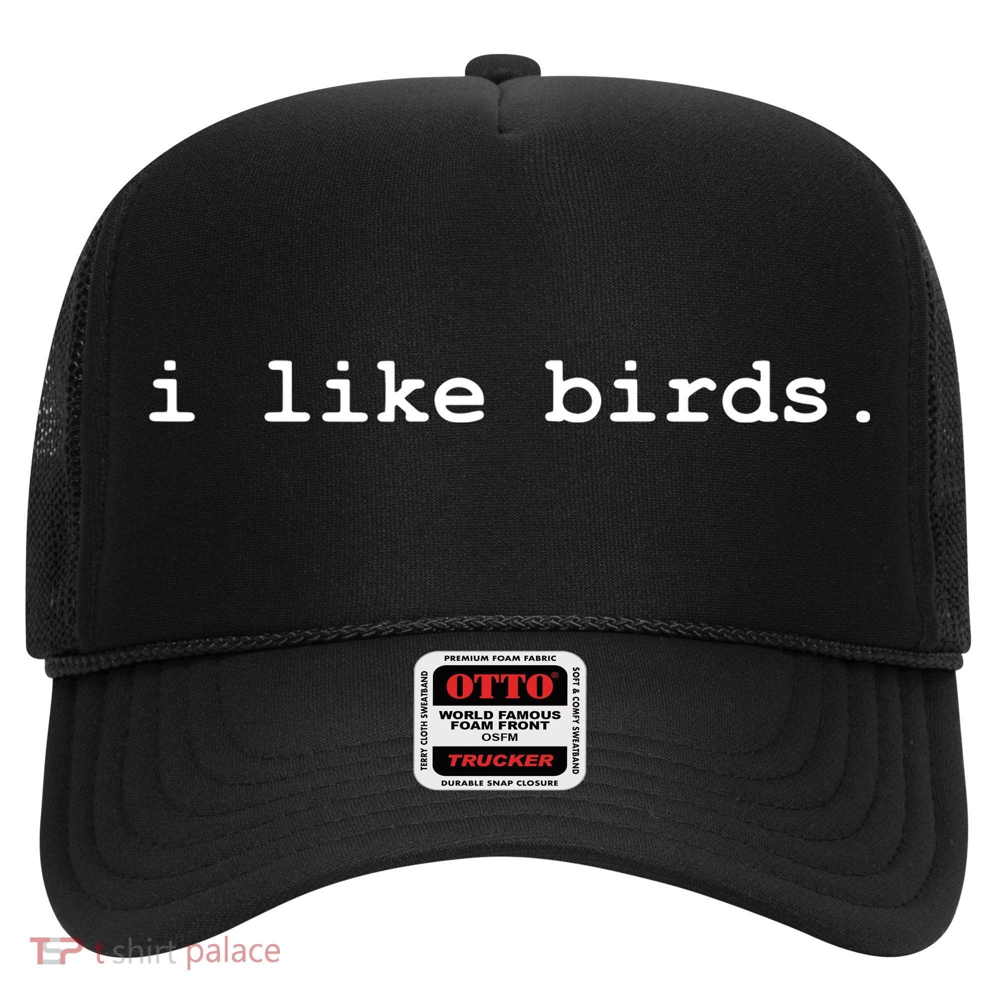 I Like Birds Minimalist Funny Hat