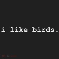 I Like Birds Minimalist Funny Hat thumb 2