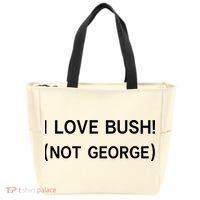 I Love Bush Not George Tote Bag thumb 0