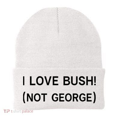 I Love Bush Not George Beanie