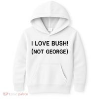 I Love Bush Not George Kids Hoodie thumb 0