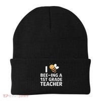I Love Bee-Ing A 1st Grade Teacher Honey Bee Job Profession Beanie thumb 0