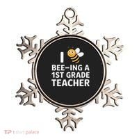 I Love Bee-Ing A 1st Grade Teacher Honey Bee Job Profession Ornament thumb 0
