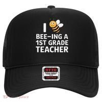 I Love Bee-Ing A 1st Grade Teacher Honey Bee Job Profession Hat thumb 0