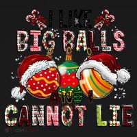 I Like Big Balls And Cannot Lie Funny Christmas Funny Gift Bucket Hat thumb 4