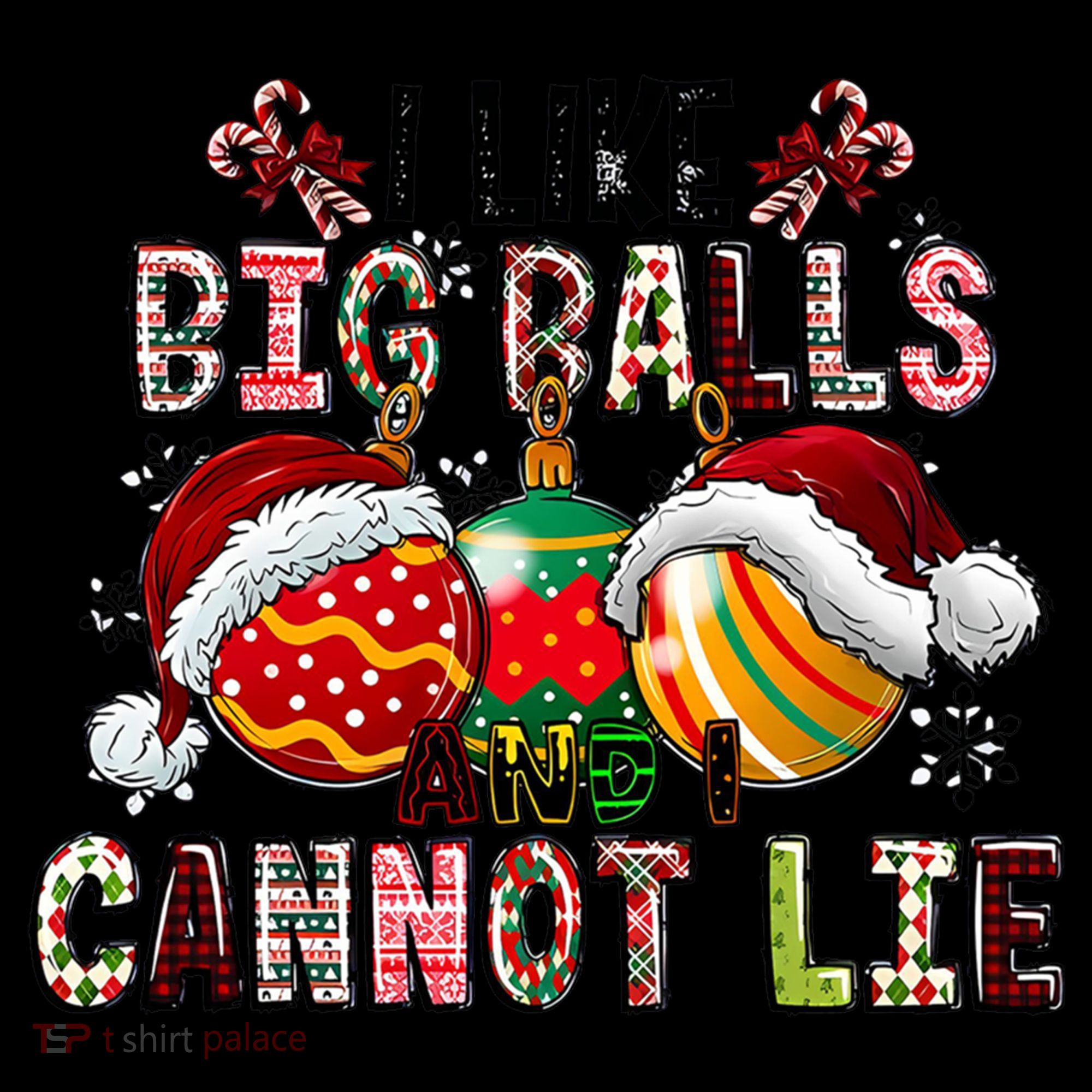I Like Big Balls And Cannot Lie Funny Christmas Funny Gift Women's Hoodie
