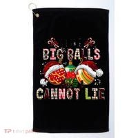 I Like Big Balls And Cannot Lie Funny Christmas Funny Gift Golf Towel thumb 0