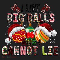 I Like Big Balls And Cannot Lie Funny Christmas Funny Gift Golf Towel thumb 3