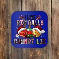I Like Big Balls And Cannot Lie Funny Christmas Funny Gift Coaster thumb 0