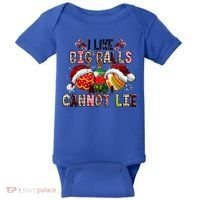I Like Big Balls And Cannot Lie Funny Christmas Funny Gift Baby Bodysuit thumb 0