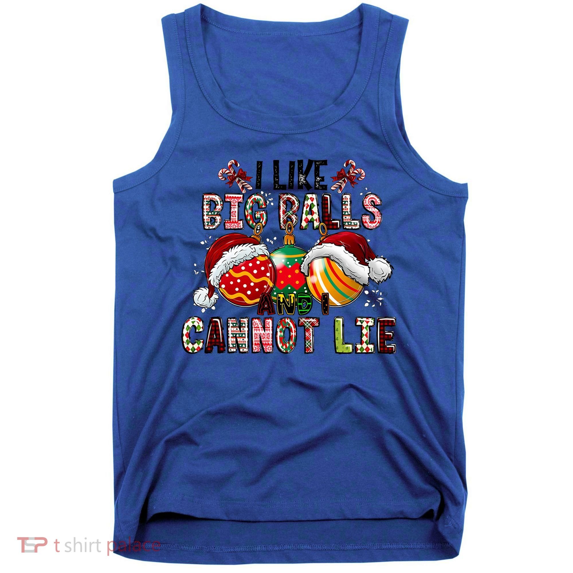 I Like Big Balls And Cannot Lie Funny Christmas Funny Gift Tank Top