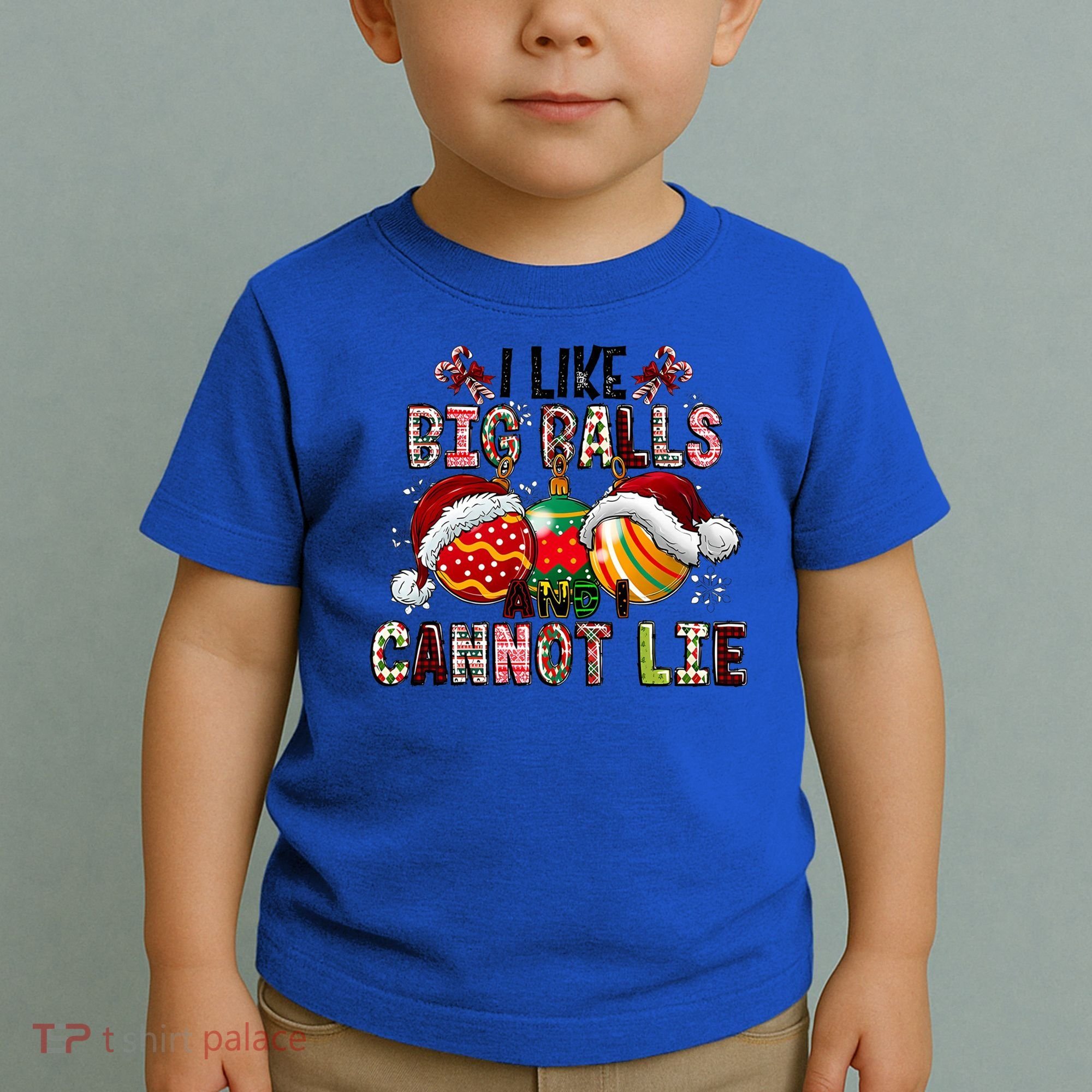 I Like Big Balls And Cannot Lie Funny Christmas Funny Gift Toddler T-Shirt