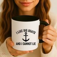 I Like Big Boats And I Cannot Lie Gift Coffee Mug thumb 3