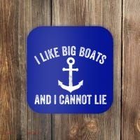 I Like Big Boats And I Cannot Lie Gift Coaster thumb 0